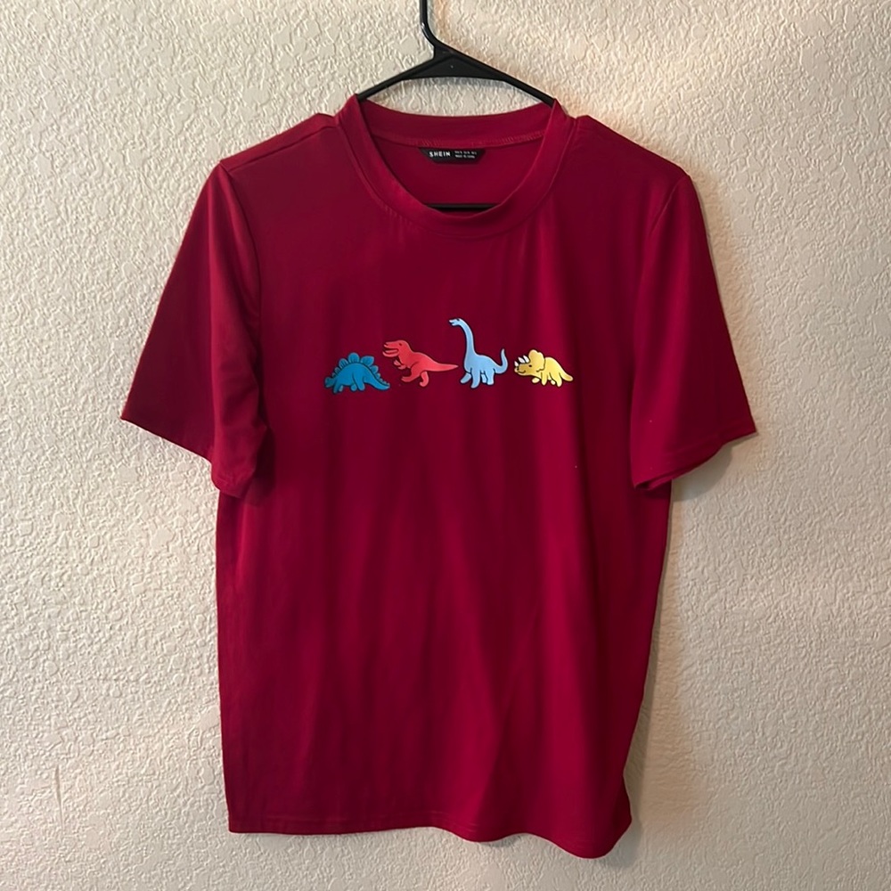 🦕🦖Red Dinosaur SHEIN shirt🦕🦖
